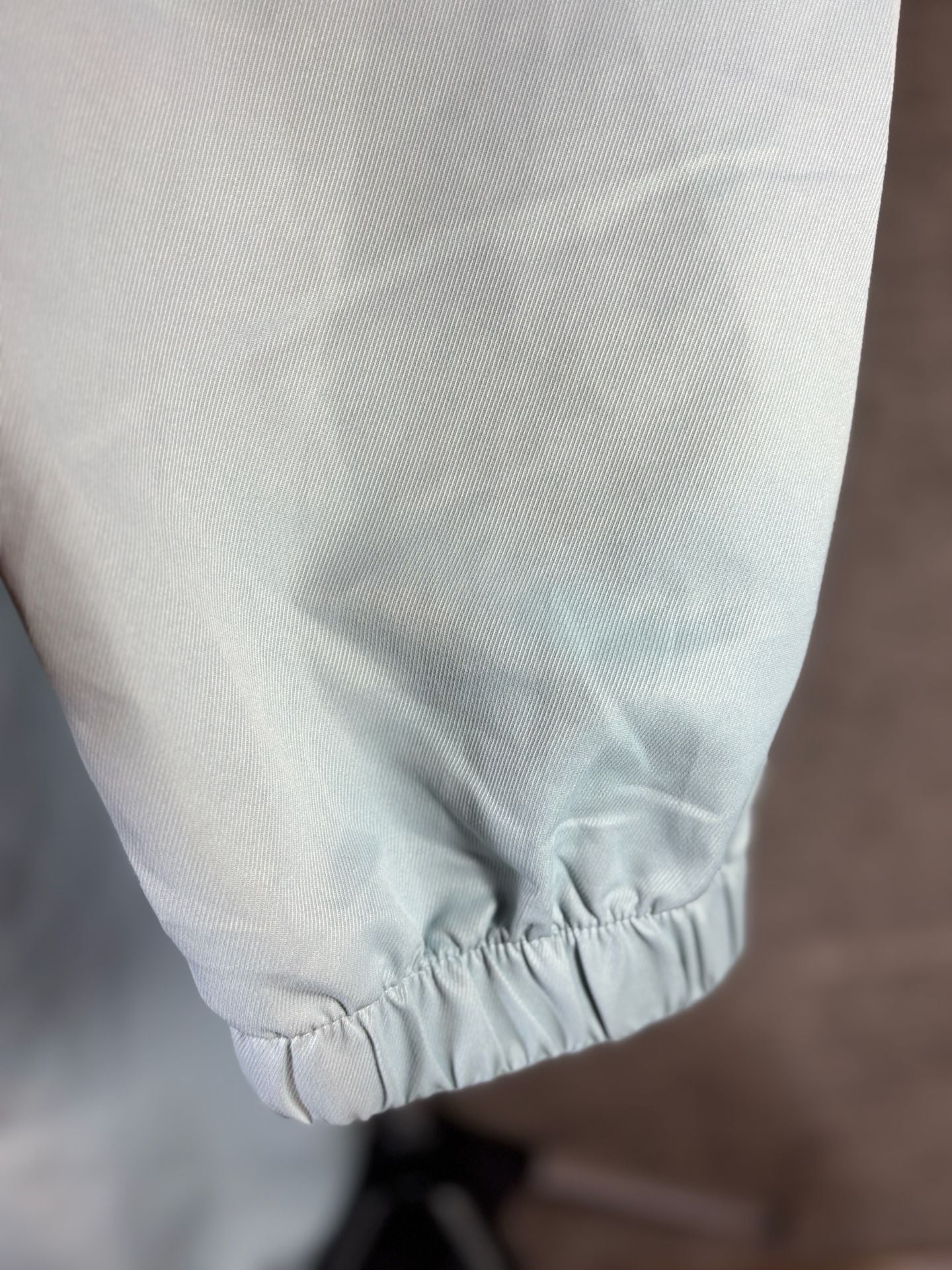 Halara High-Waisted Pleated Elastic Waist Cuffed Hem Trousers - Light Blue 6