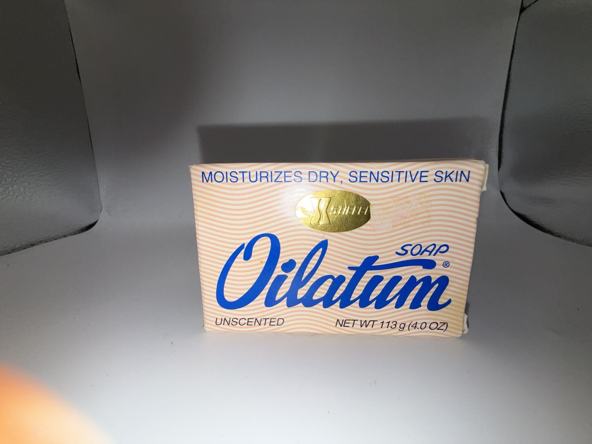 Vintage Stiefel Oilatum Unscented Moisturizing Soap Bar 113g (4.0 oz) 1
