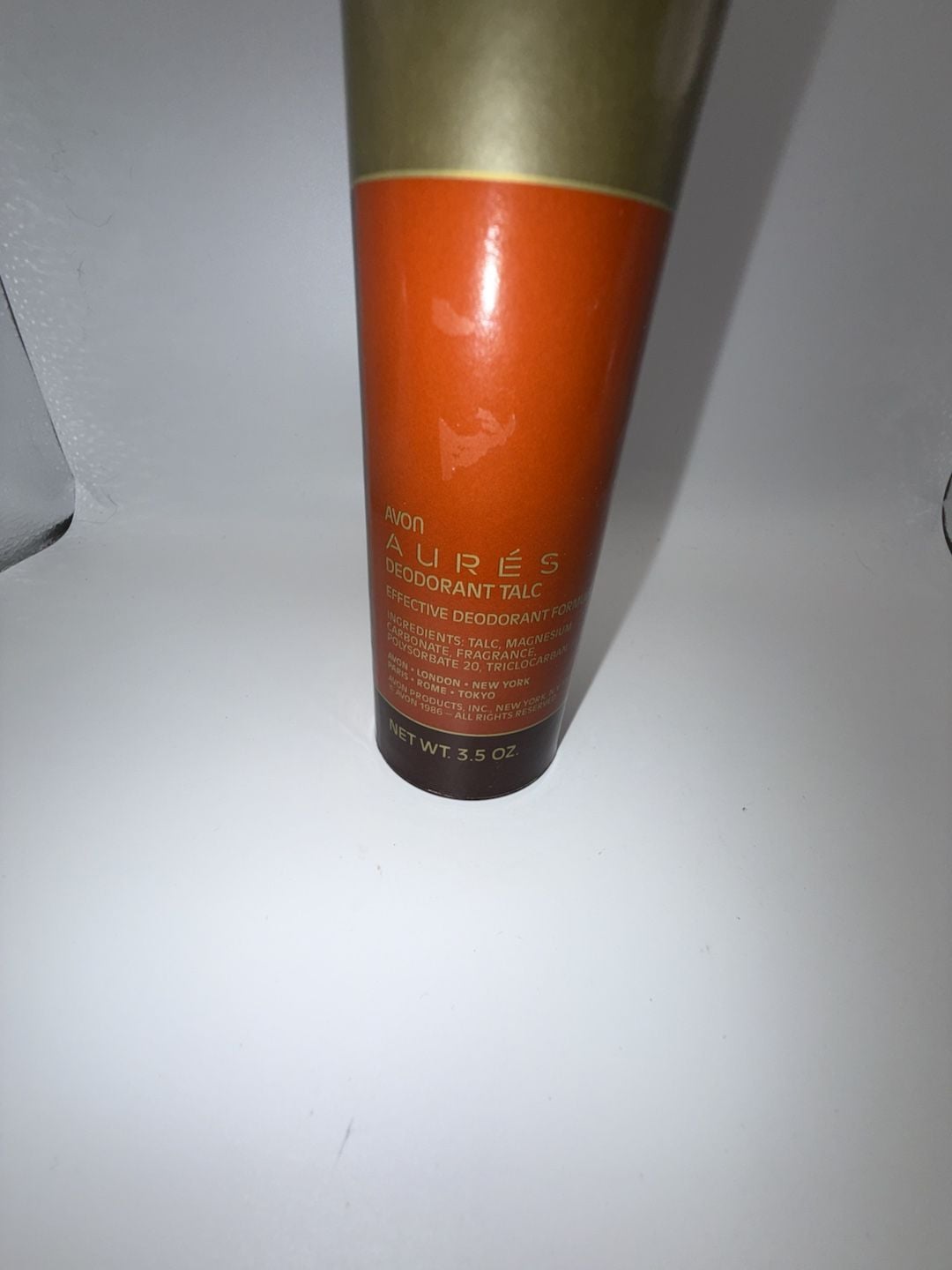 Vintage Avon Aures Deodorant Talc 3.5 oz 2