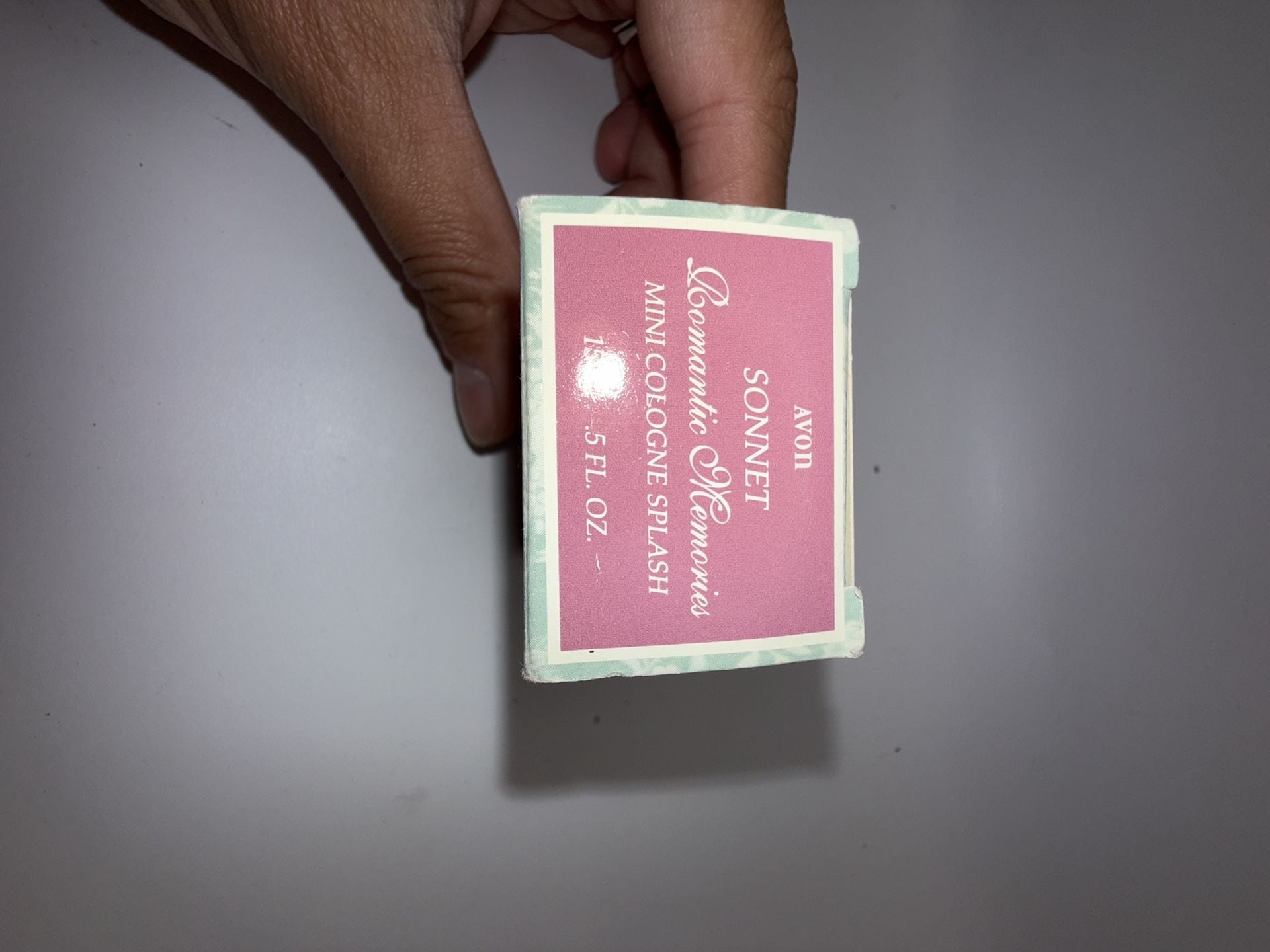 Avon Sonnet Romantic Memories Mini Cologne Splash 0.5 fl. oz. 2