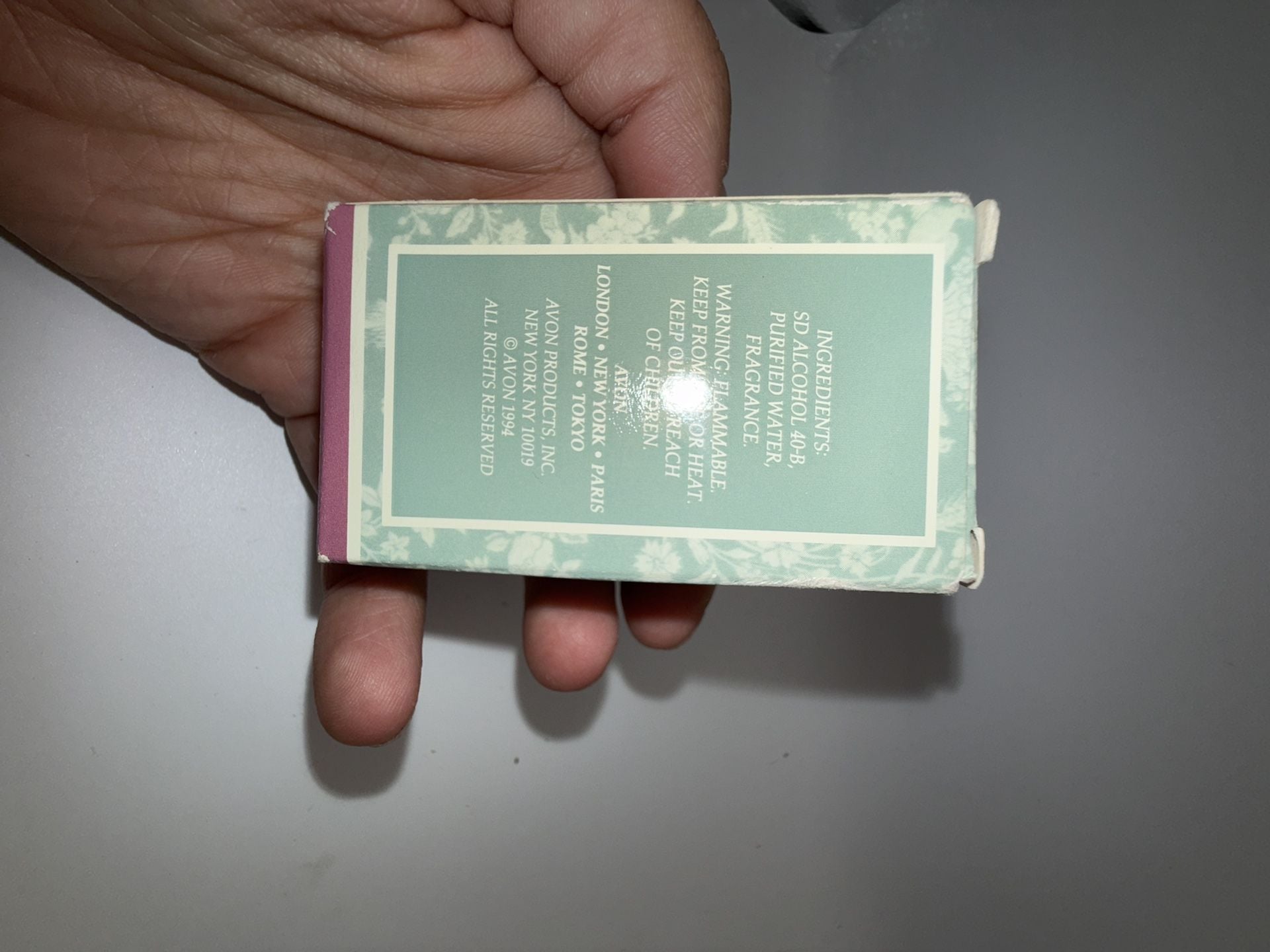 Avon Sonnet Romantic Memories Mini Cologne Splash 0.5 fl. oz. 3