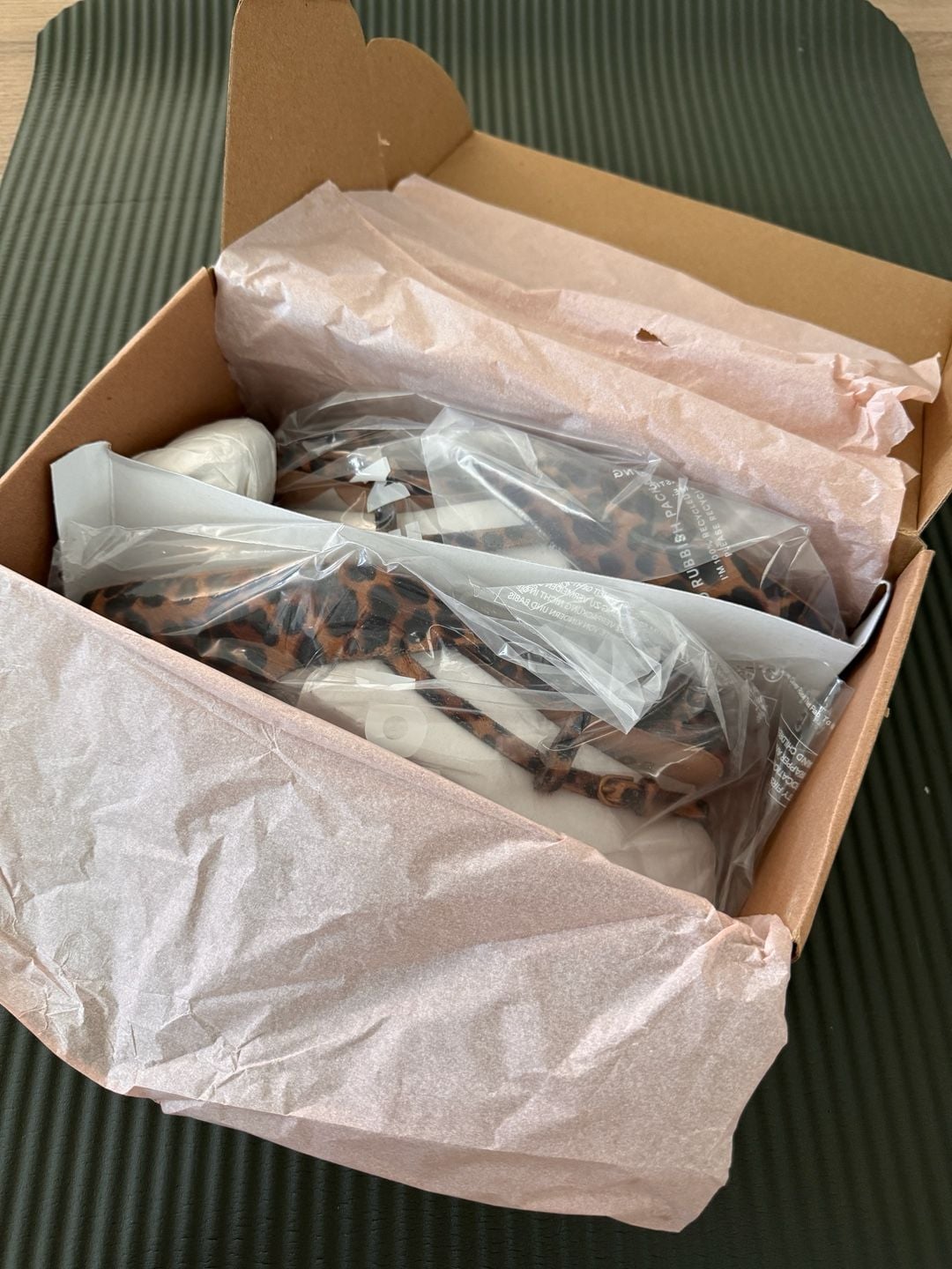 Boden Mini Block Sling Backs in Classic Leopard EU42/US9.5 6