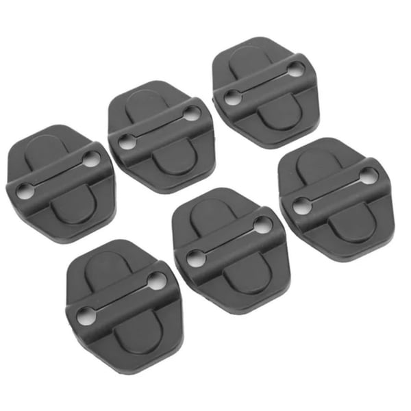 6-Piece Automotive Door Lock Striker Cover for Jeep Wrangler JL/Gladiator JT