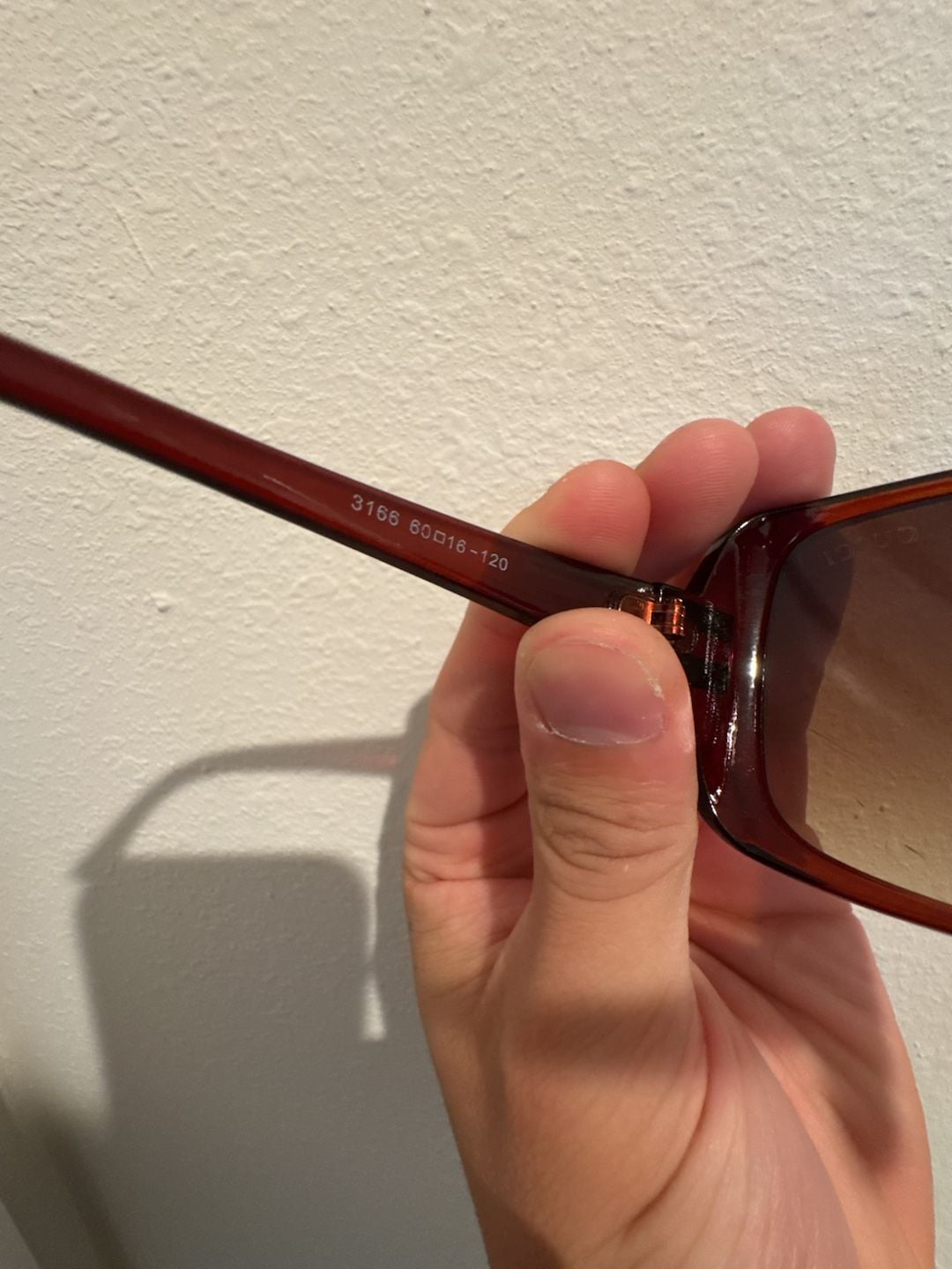 Gucci GG 3166/S Rectangular Sunglasses in Tortoise with Green/Red Web 7