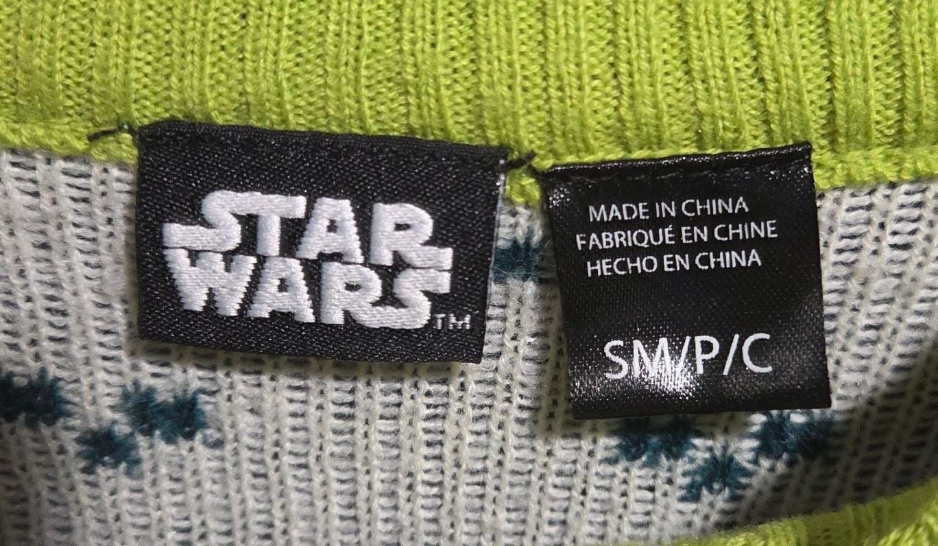Star Wars Baby Yoda 'Joy In The Galaxy' Knit Christmas Sweater Sm 4