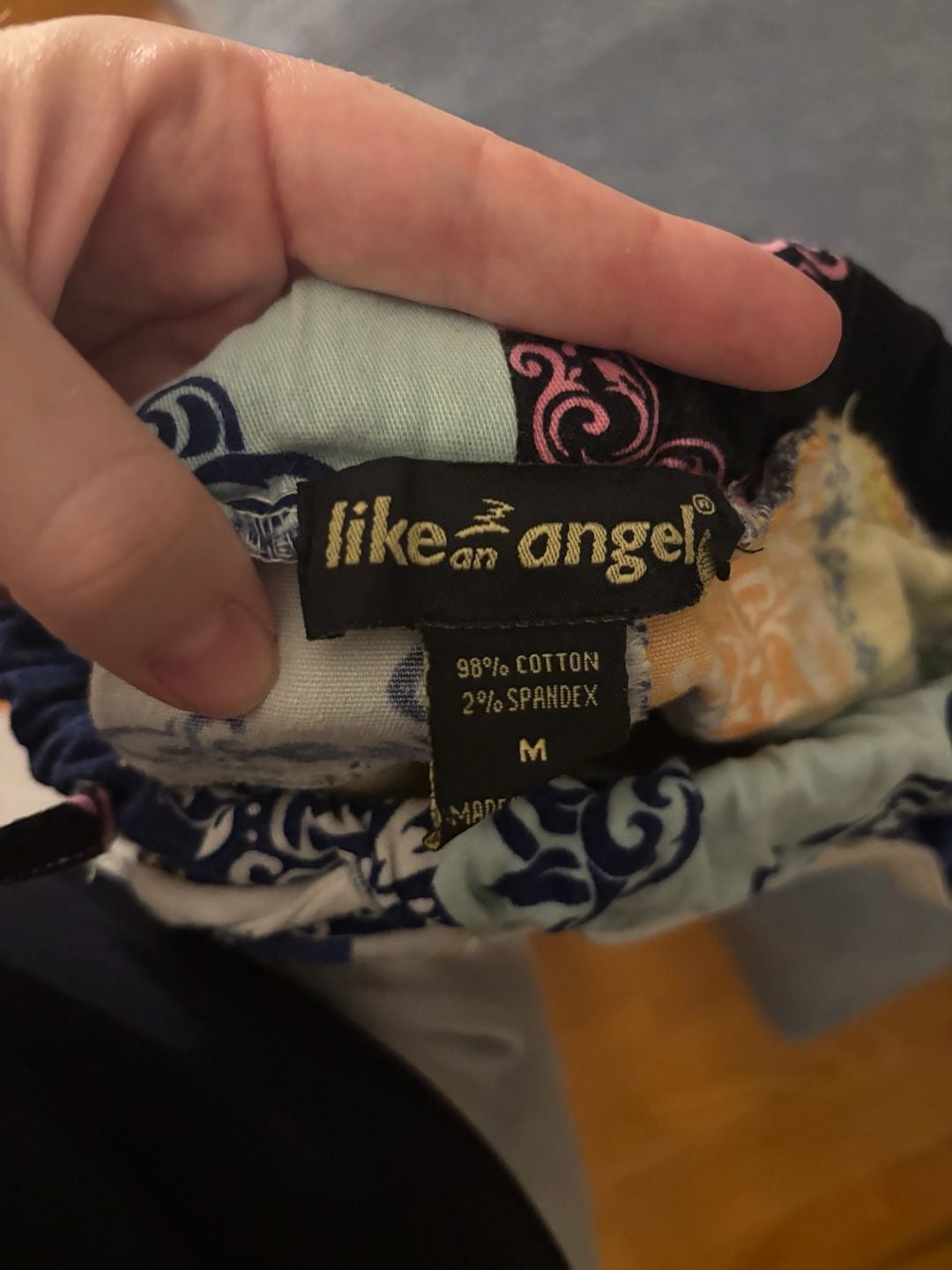 Like An Angel Multi-Color Bandana Patchwork Print Jogger Pants 4