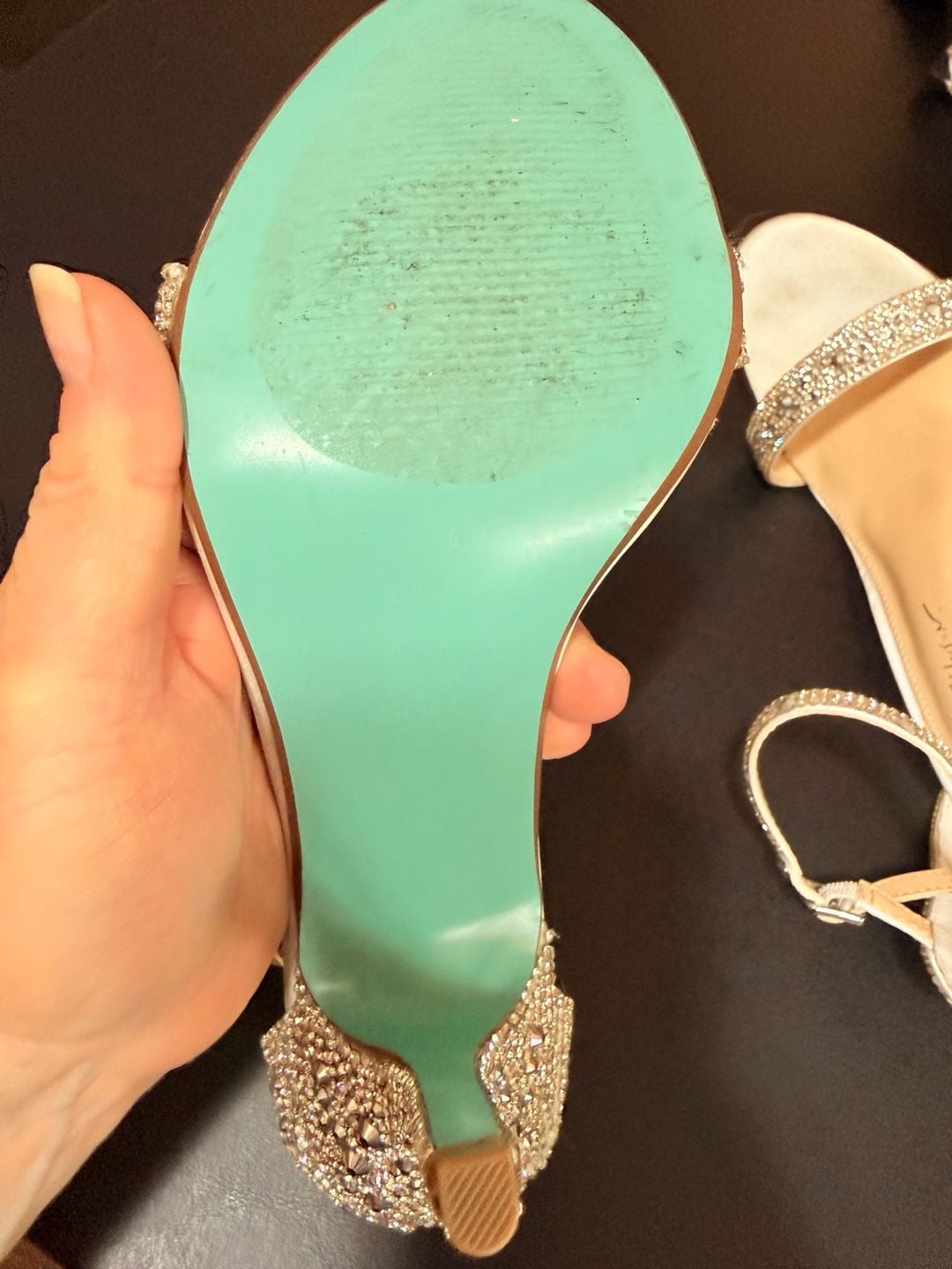 Betsey Johnson Embellished Stiletto Heels 8.5 10