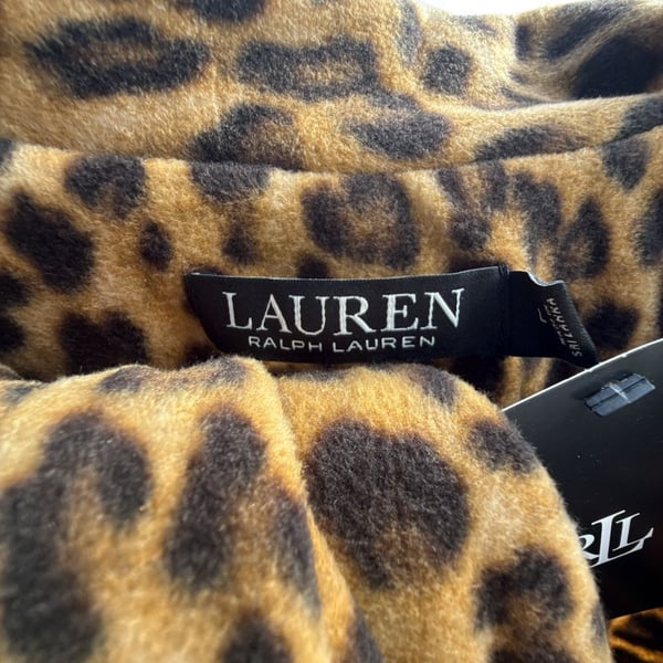 Lauren Ralph Lauren Women's Leopard Print Pajama Set