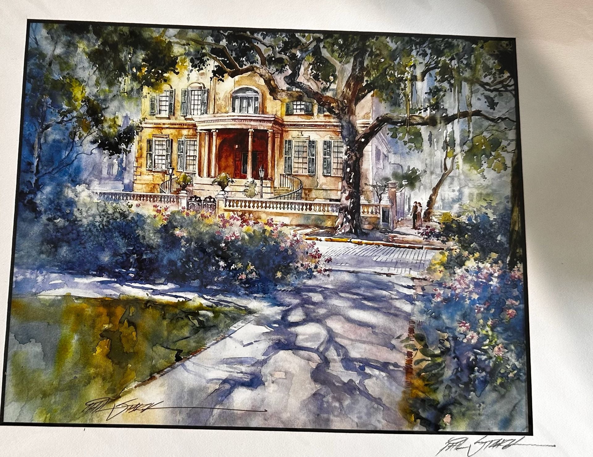 Owen Thomas House Fine Art Reproduction Watercolor Print by Phil Stark 2