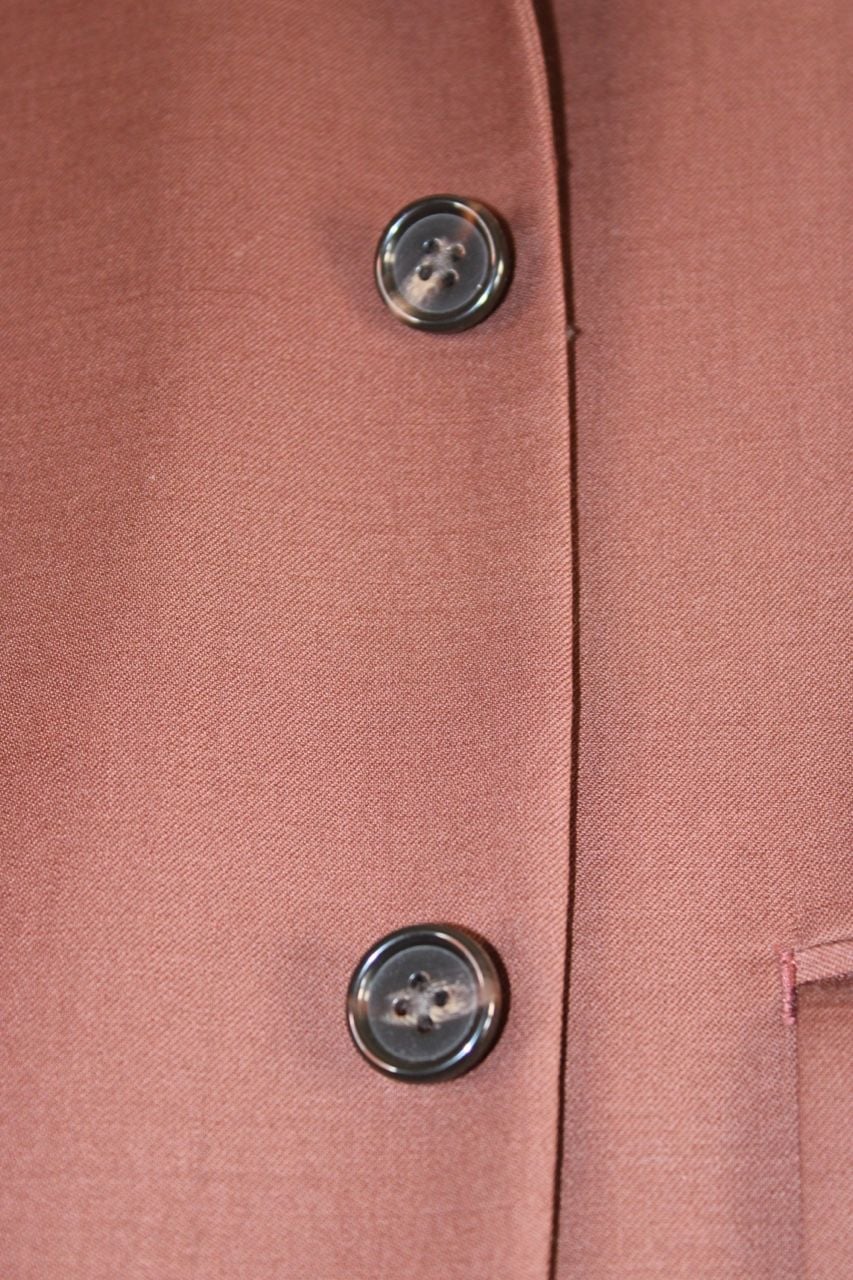Turnbury 38R Wool Stretch Two-Button Suit Jacket Blazer in Brown 7