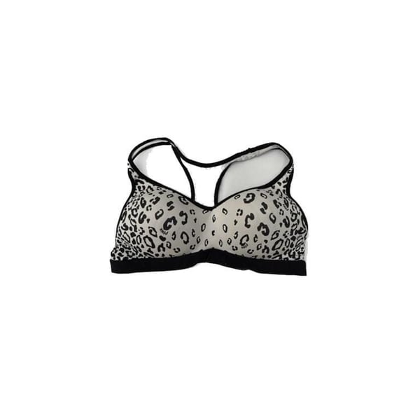 Victoria Secret PINK Sports Bra XS White Solid Wireless