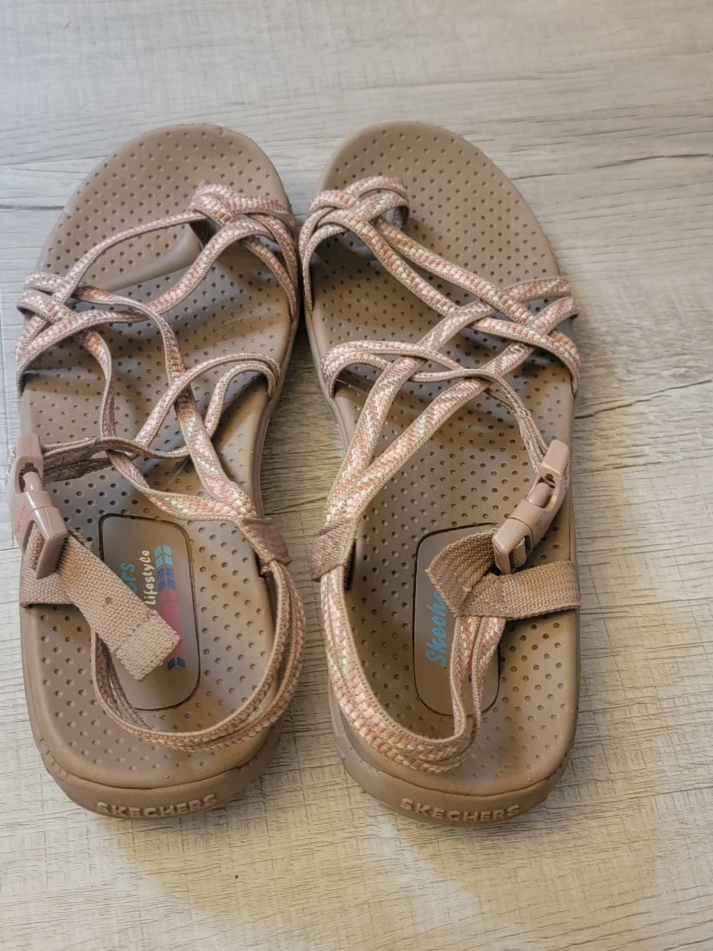 Skechers Reggae Positive Space Women's Strappy Sport Sandals 3