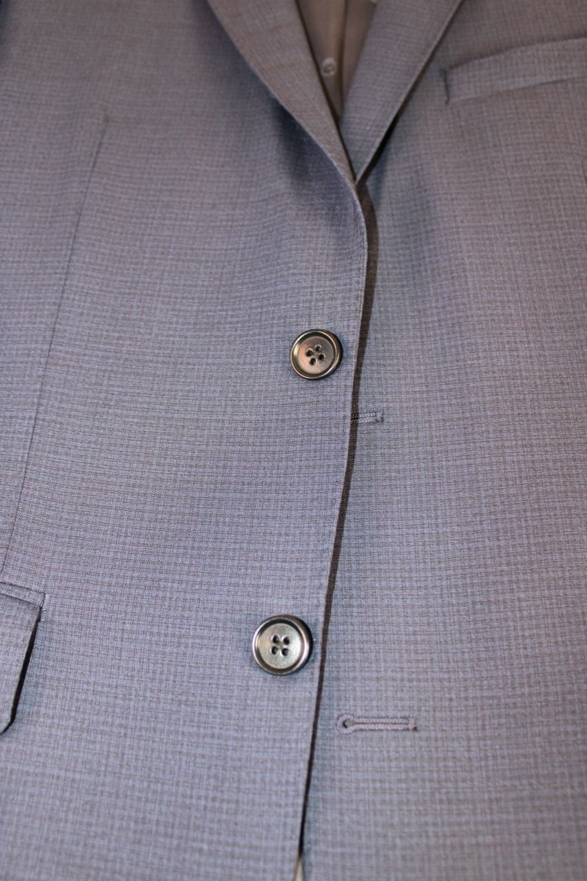 38 Regular John Varvatos U.S.A. Men's Blue Plaid Two-Button Suit Jacket Blazer 4