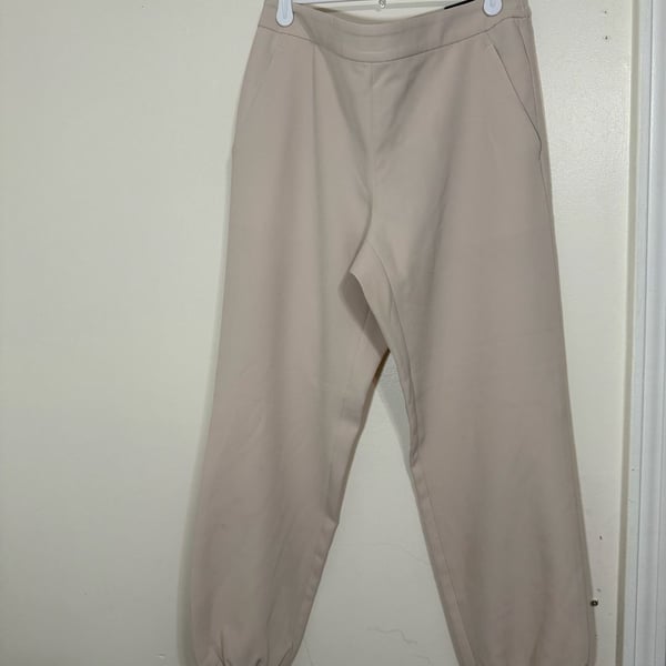 Express Women's High-Rise Elastic Waist Cuffed Jogger Pants
