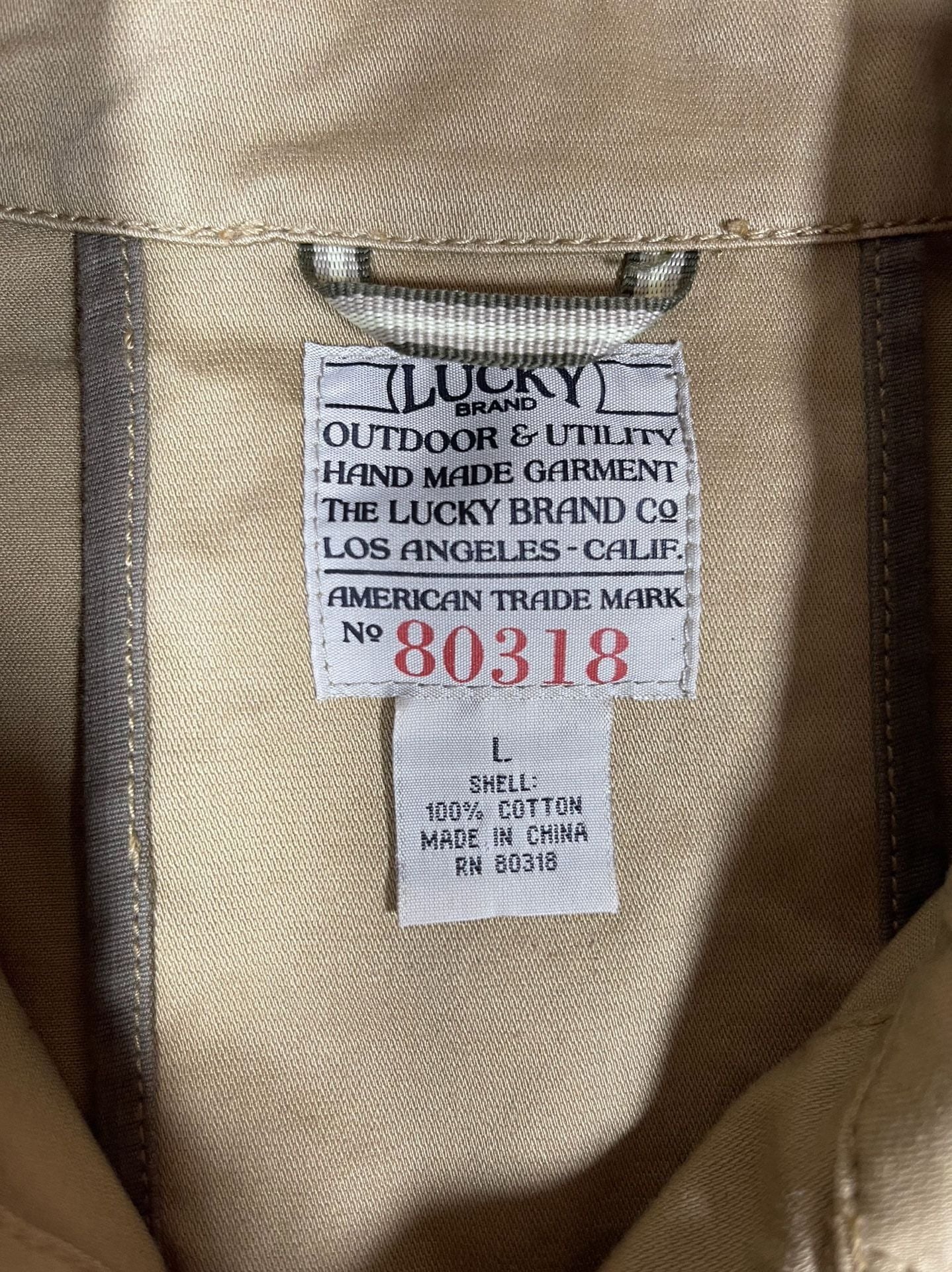 Lucky Brand Outdoor & Utility Field Jacket in Khaki, Men's Size Large 10