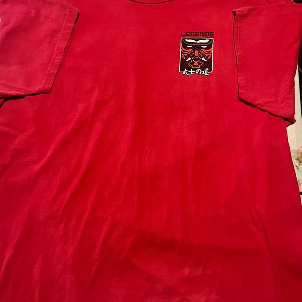Legends Samurai Graphic Red T-Shirt