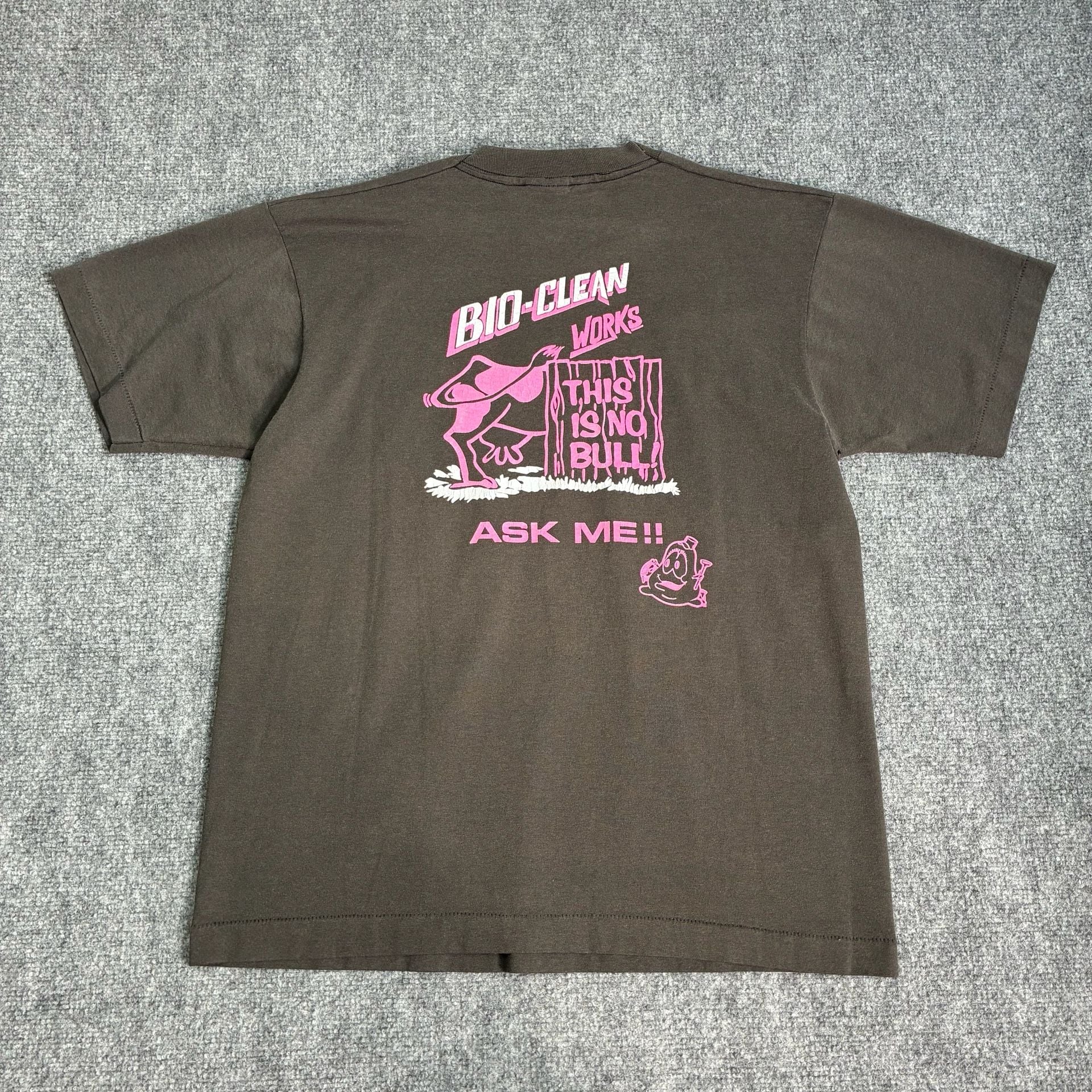 Vintage 90s Bio-Clean University Graphic T-Shirt Doctor of Drain Cleaning 9