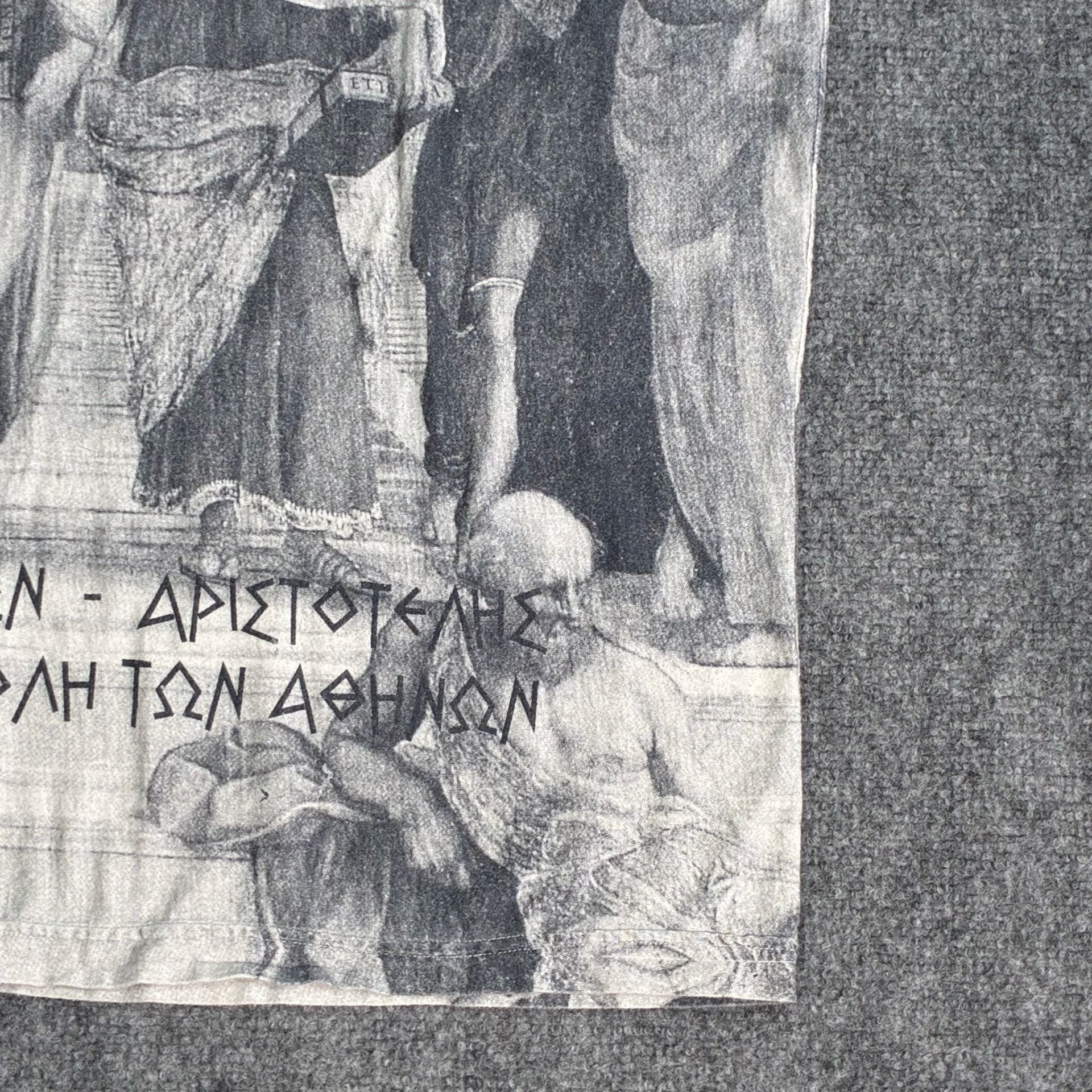 Vintage School of Athens Raphael Greek Art All Over Print T-Shirt 8