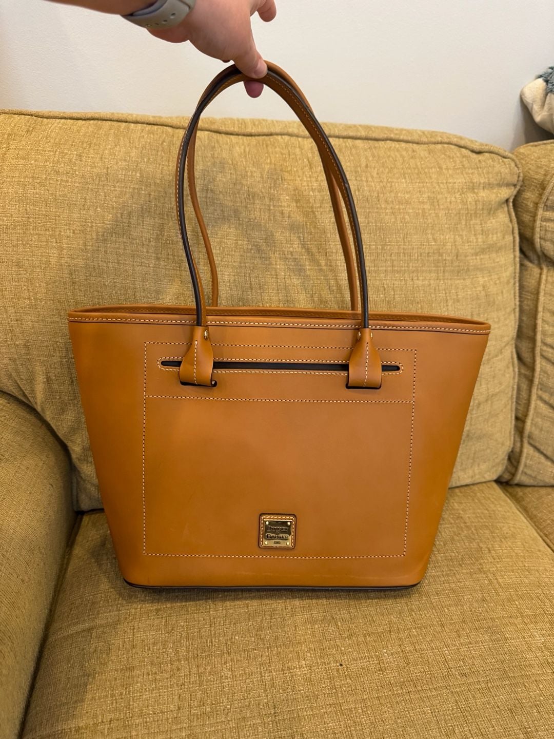 Dooney & Bourke Beacon Vachetta Leather Slip Tote Bag 2