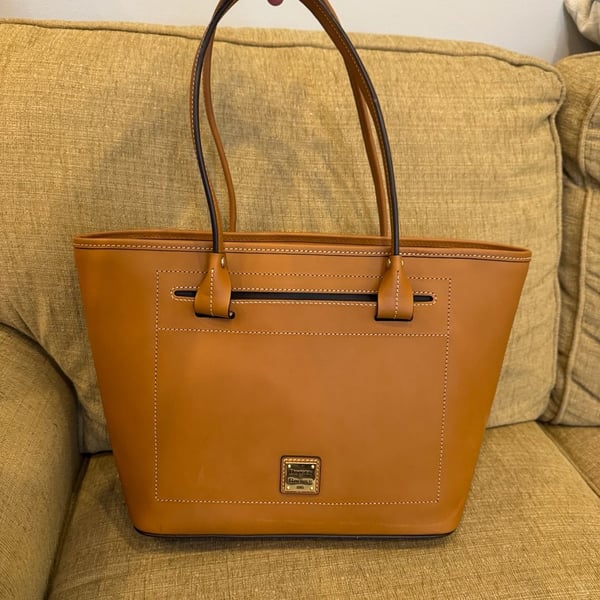 Dooney & Bourke Beacon Vachetta Leather Slip Tote Bag