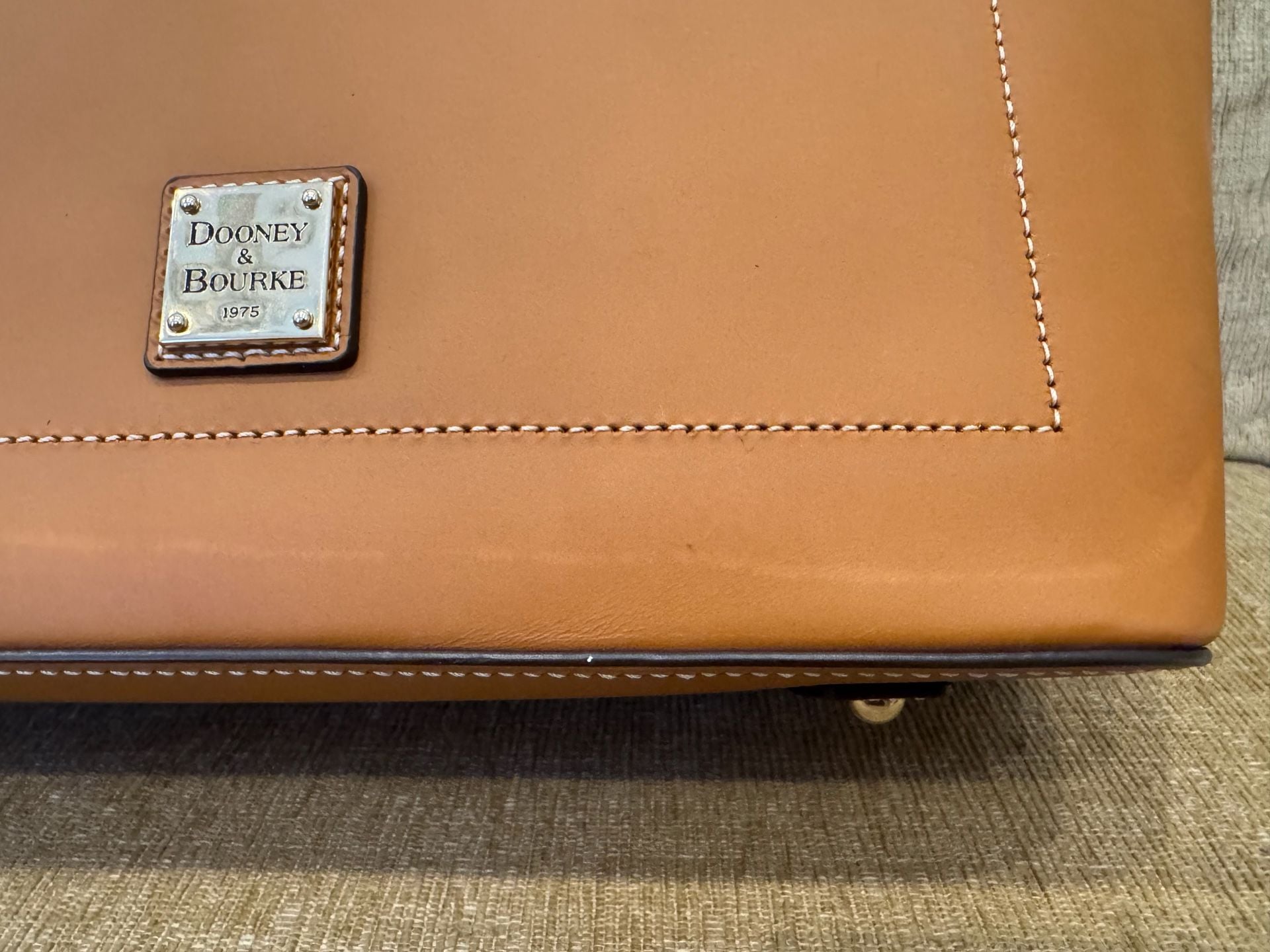Dooney & Bourke Beacon Vachetta Leather Slip Tote Bag 4