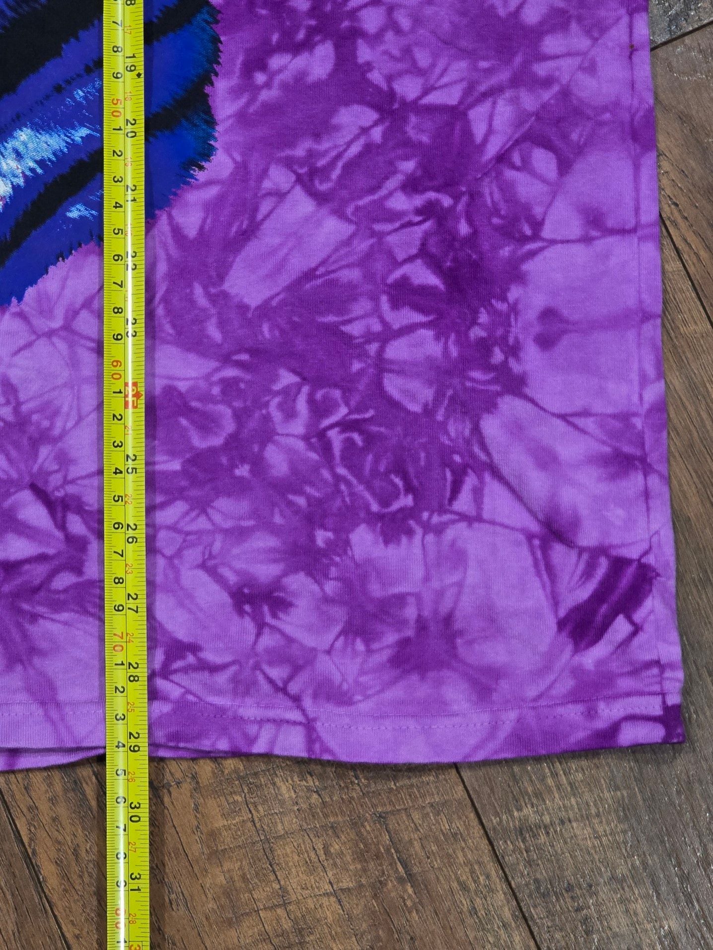 Back to Earth Nature Wear Tiger Graphic Long Sleeve Purple Tie Dye Shirt 6
