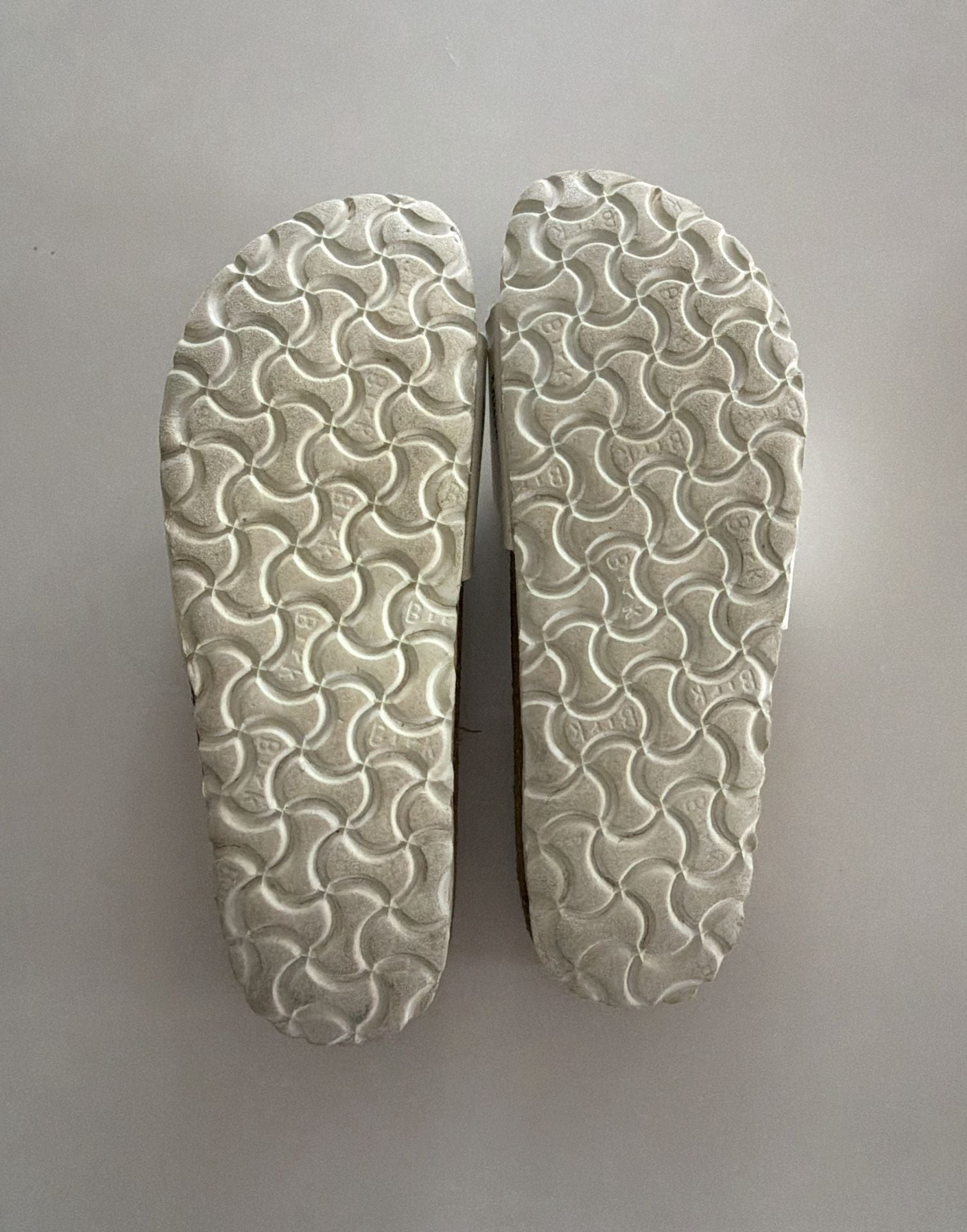 Birkenstock Madrid Birko-Flor White Slide Sandals 6