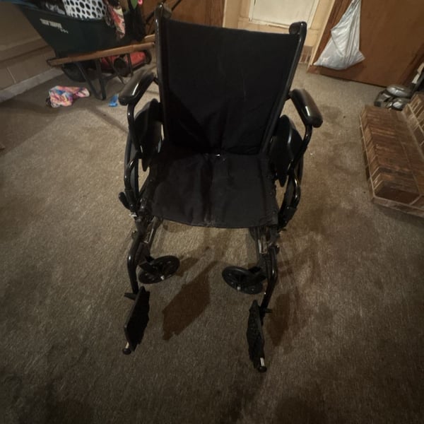 McKesson Lightweight Manual Wheelchair with Swingaway Footrests