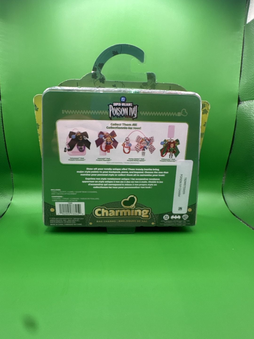 Jakks Pacific DC Super-Villains Charming Poison Ivy Bag Charm Doll Set 3