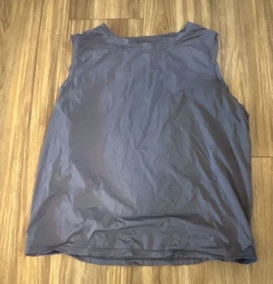 Athletic Sleeveless Performance Tank Top Gray 1