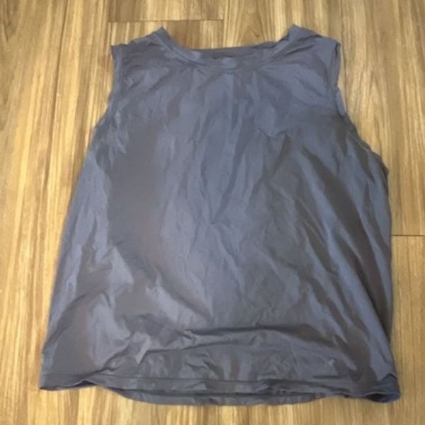 Athletic Sleeveless Performance Tank Top Gray