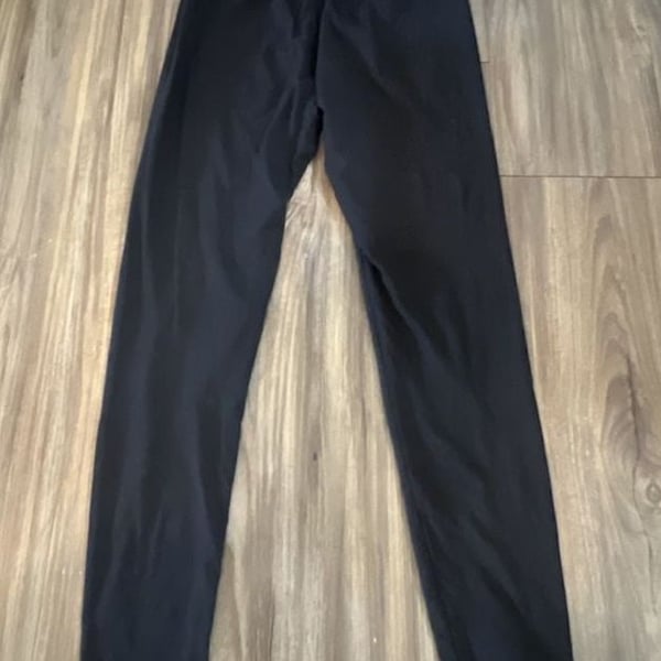 Basic Black High-Waisted Cotton Leggings