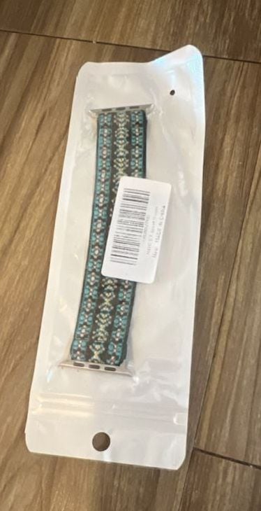 Bohemian Style Woven Nylon Elastic Replacement Watch Band for Smartwatch 1