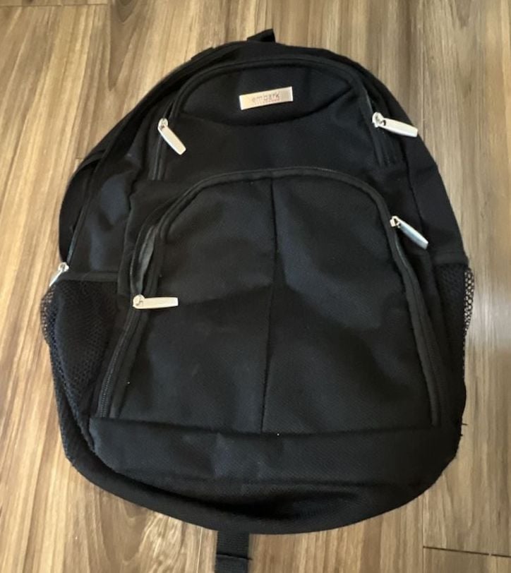 Embark Solid Black Essential Laptop Backpack 2