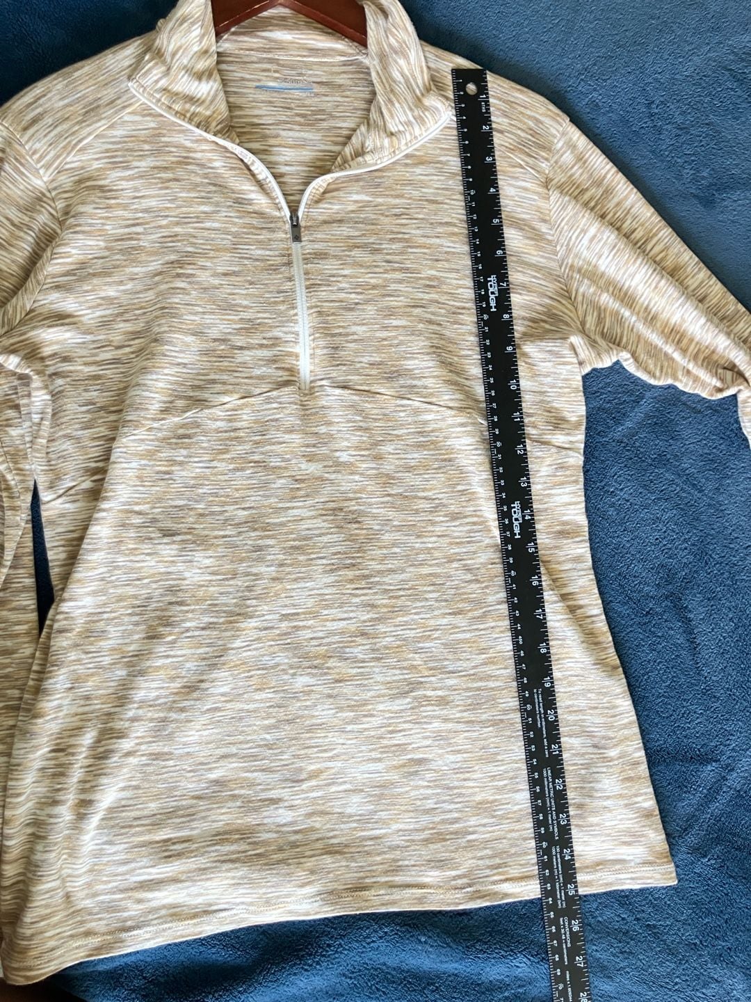 Columbia Women's Space-Dyed Quarter-Zip Pullover Top 8