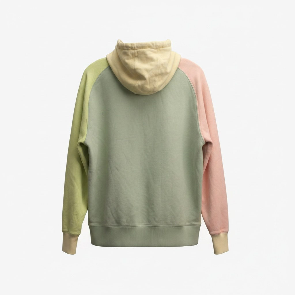 Teddy Fresh x SpongeBob SquarePants Pastel Colorblock Embroidered Hoodie Size: XL NWOT 2