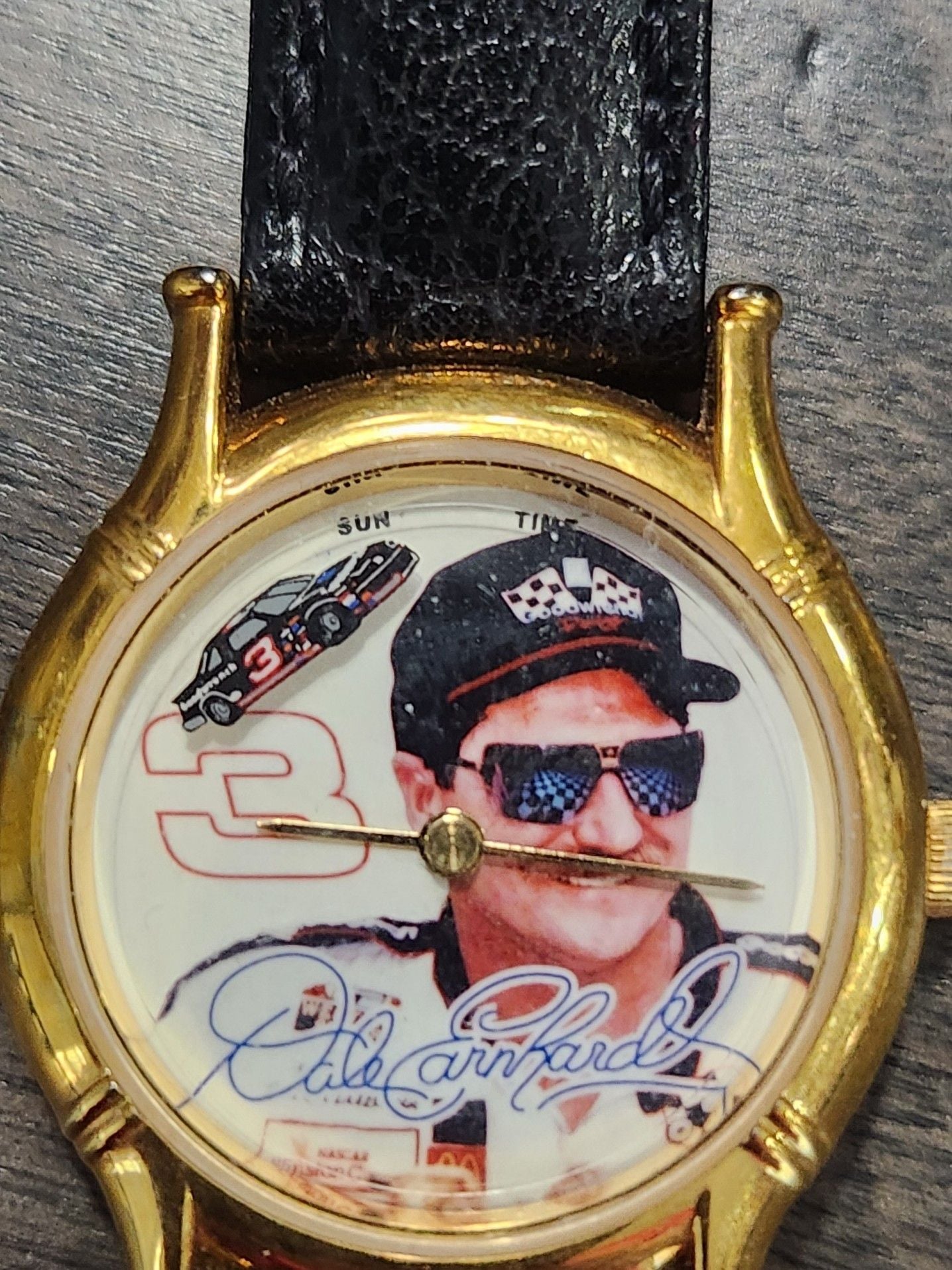 Vintage 1995 Sun Time Dale Earnhardt Driver Signature Series Wristwatch 2