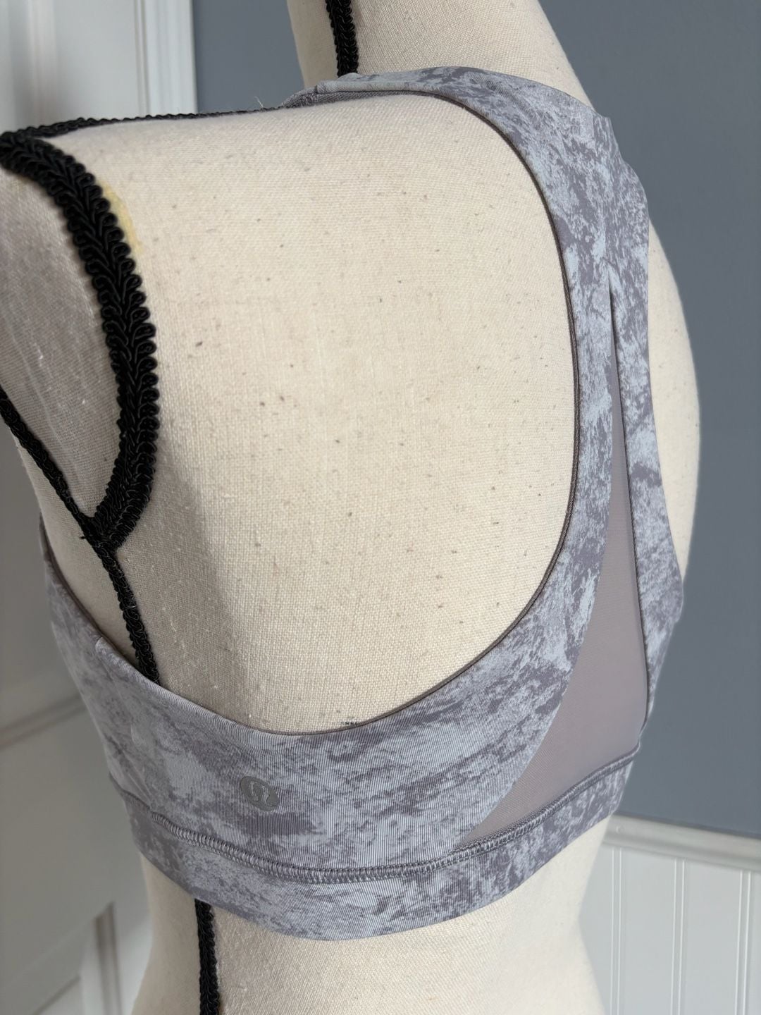 Lululemon Invigorate Bra - Washed Marble Alpine White Silverscreen 1