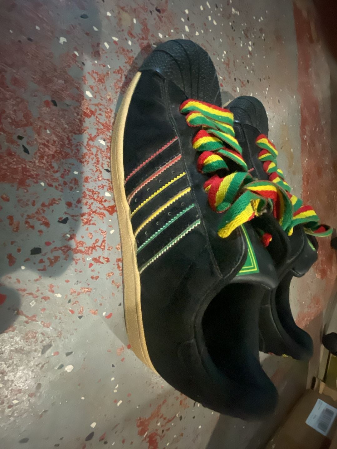 Adidas Superstar II Rasta Black Hemp Sneakers 8