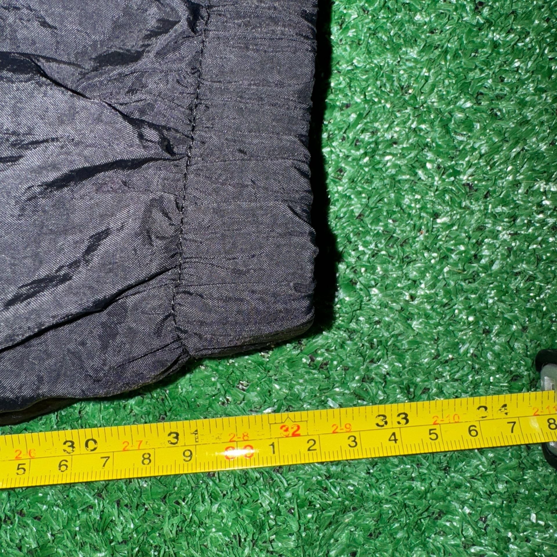 Vintage 90s Nike Black Nylon Lined Track Pants with Ankle Zips 8