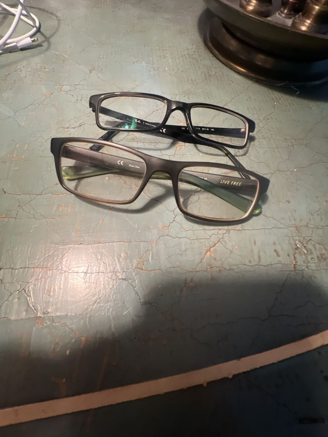 Ray-Ban RB5435 Black Rectangular Eyeglasses 1