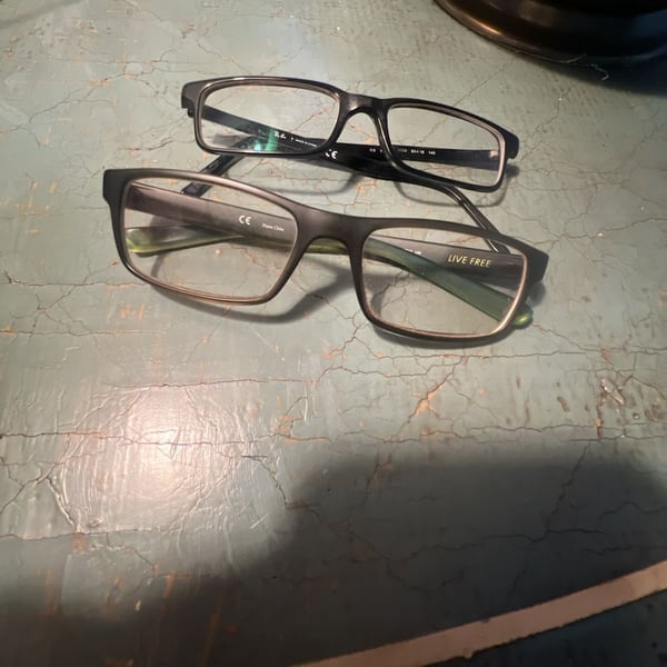 Ray-Ban RB5435 Black Rectangular Eyeglasses
