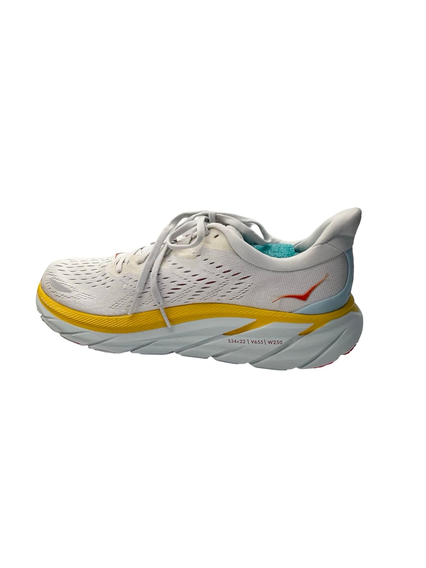 HOKA One One Men's Clifton 8 Running Shoes Nimbus Cloud/Blanc De Blanc 15