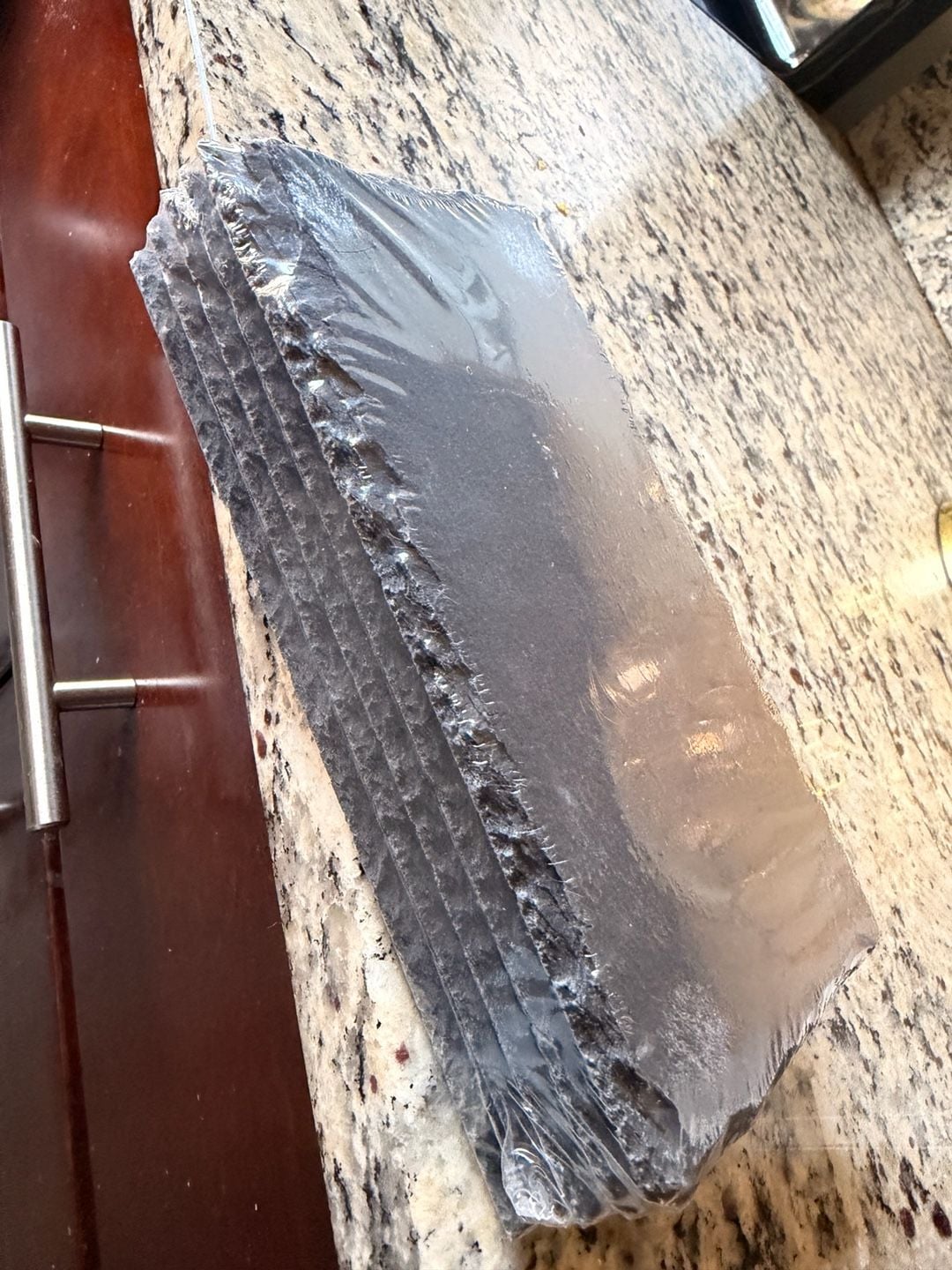 Natural Slate Stone Serving Platter or Coaster Set 2