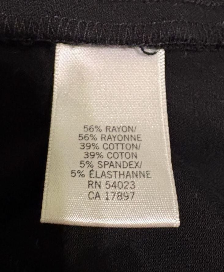 EUC Banana Republic Black Pencil Skirt Size 14 7