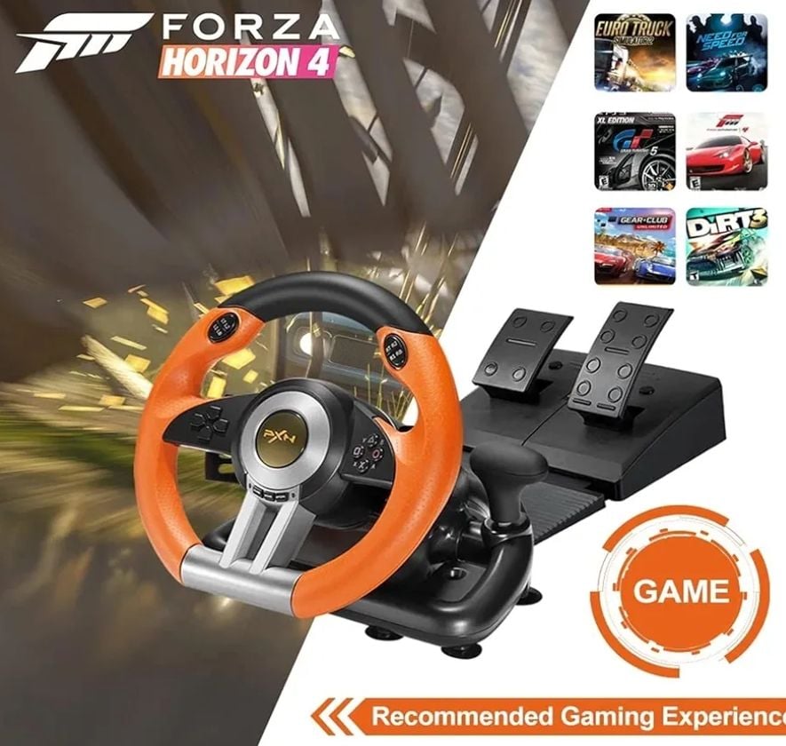 PXN V3Pro Multi-Platform Gaming Racing PC PS3,
PS4 Xbox One, Xbox Switch. 8