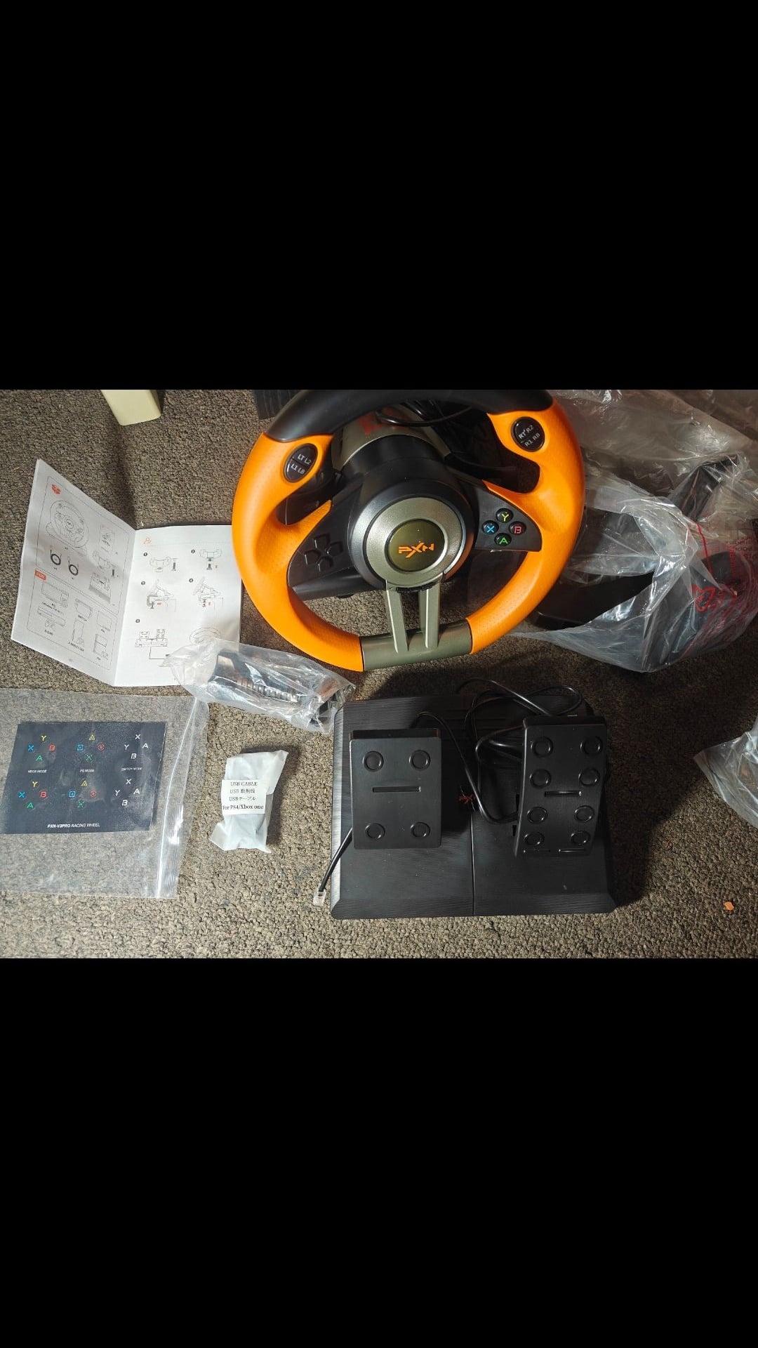 PXN V3Pro Multi-Platform Gaming Racing PC PS3,
PS4 Xbox One, Xbox Switch. 12
