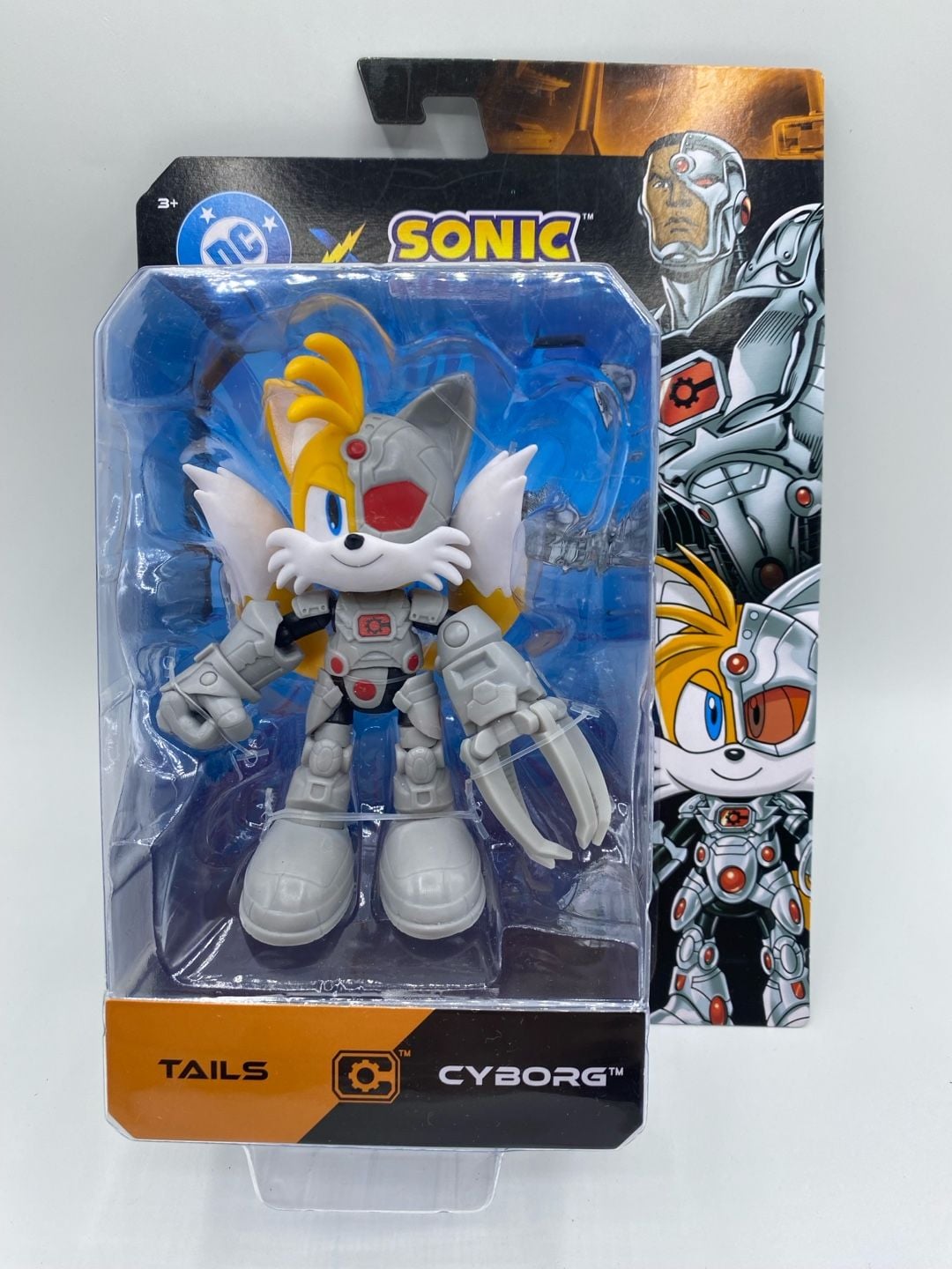 Jakks Pacific DC x Sonic The Hedgehog Tails Cyborg Action Figure 5 inch New 1