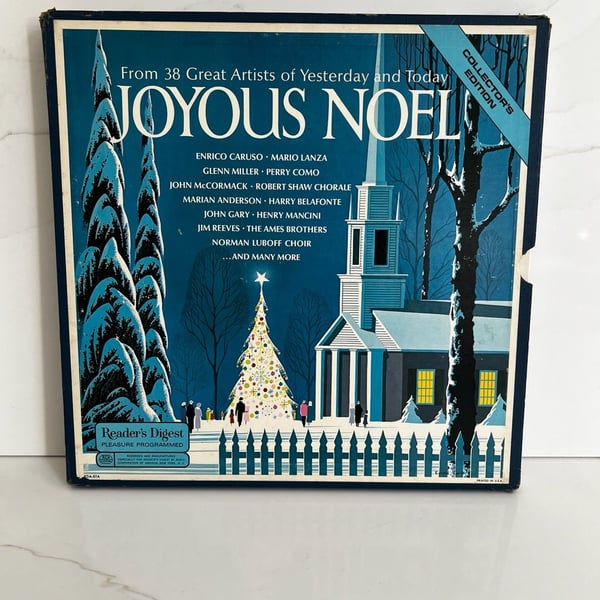 Reader's Digest Joyous Noel 4-LP Christmas Collector's Edition Boxed Set