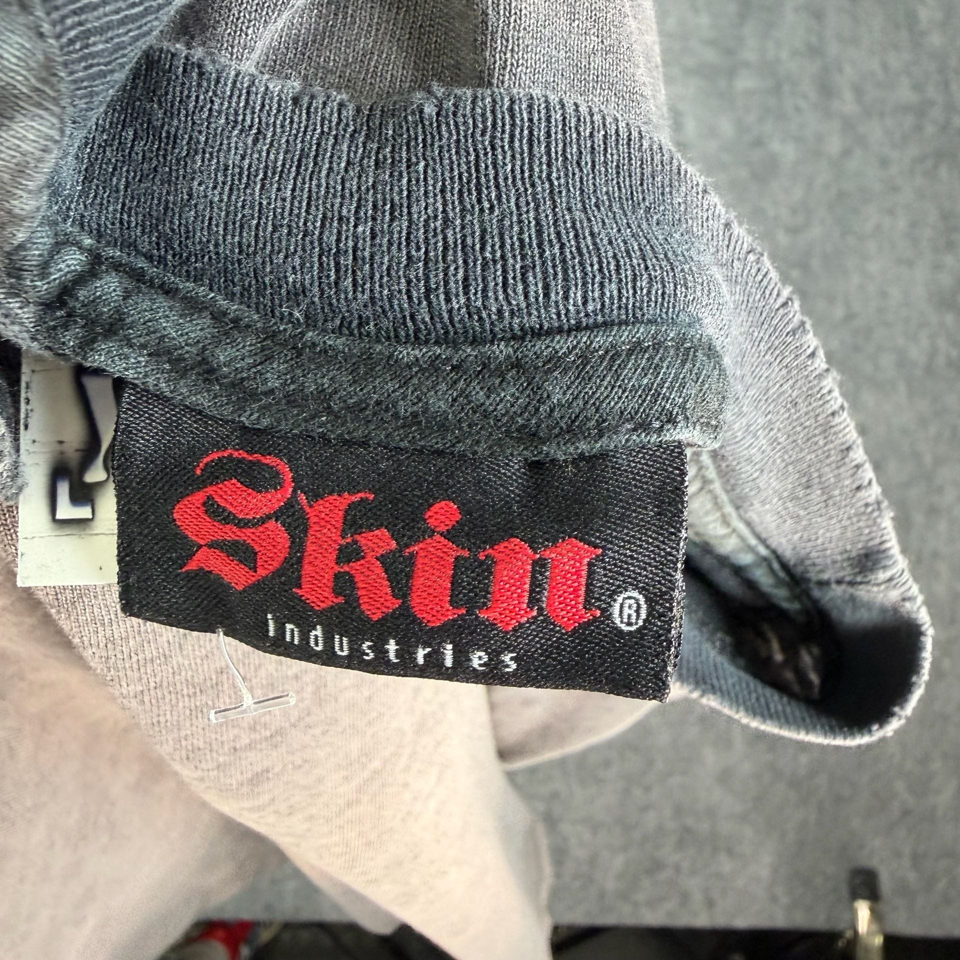 Vintage Skin Industries 'All In' Graphic Faded Black T-Shirt 10